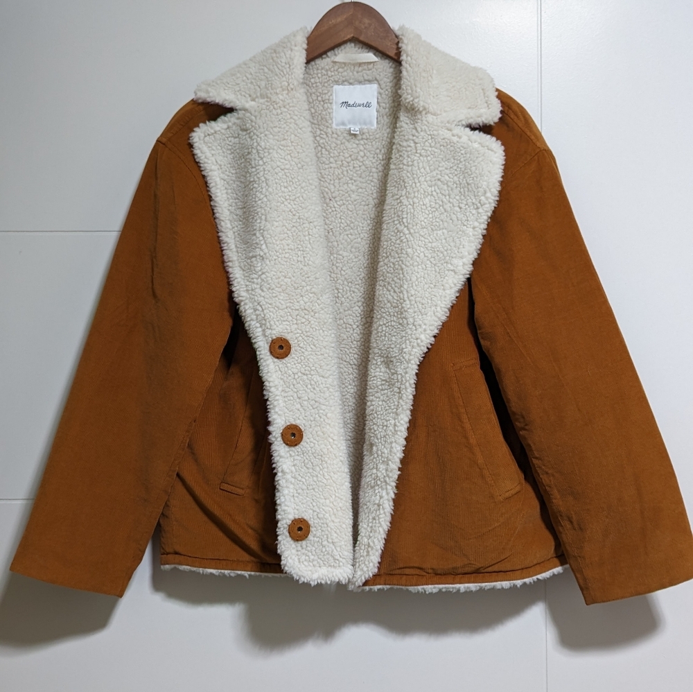 Madewell tan jacket in size Medium